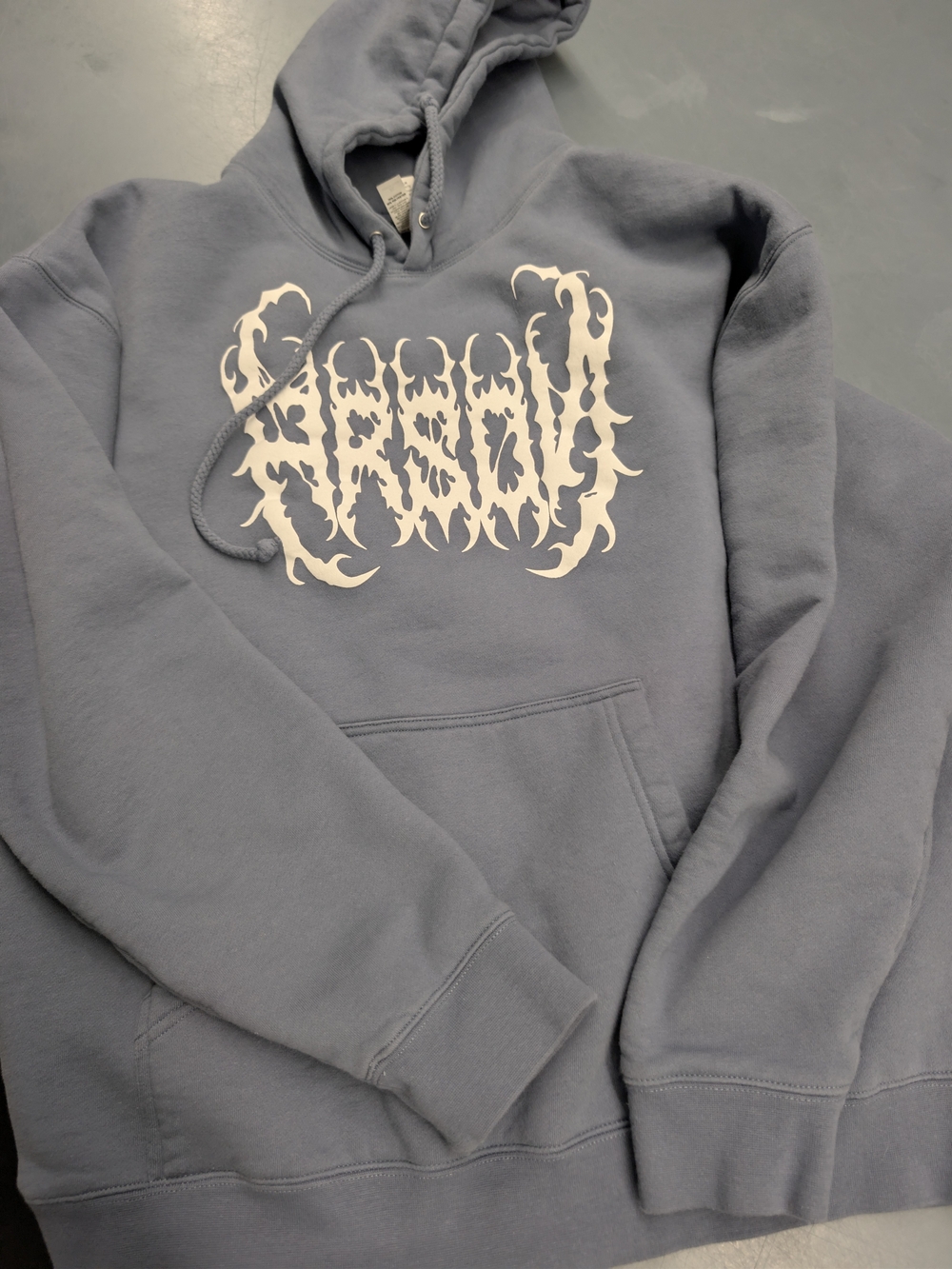 Independent Trading Co. "Arson" Death Metal Graphic Hoodie Size XL